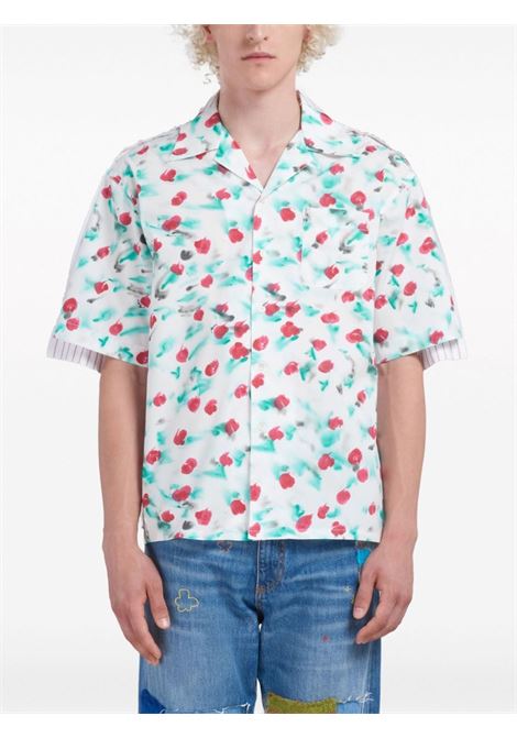 camicia a fiori uomo multicolor in cotone MARNI | CUMU0287QY UTC325REW01